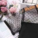 Girls Short Sleeve Contrast Dobby Mesh Bow Front Dress Children Elegant Princess Party Dresses Girls Casual Dresses