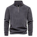 Winter Thicken Warm Fleece Hoodless Sweatshirt for Men Pullover Men's Sweatshirts