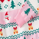 Christmas Boys Girls Sweaters For Autumn Winter Snowman Children's Sweatshirts Baby Clothes