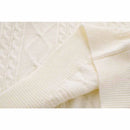Floral Splice O-Neck Sweater Autumn and Winter Vintage Loose Couple Knit Top Casual Streetwear