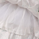 Baby Girls Summer Dress Kids Floral Printed Princess Ball Gowns Children Casual Vintage Frocks Toddlers Soft Cute