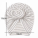 Round Ball Newborn Soft Hat Striped Baby Beanie Swirl Kids Skullcap Children Cute Headwear 0-4T