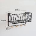 Nordic Creative Wall Hook Storage Rack Home Wall Decoration Multifunctional Partition Iron Storage Rack Organizer Kitchen