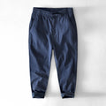 Blue pants on a white background