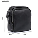 Men Waist Bag Genuine Leather Mini Shoulder Crossbody Bag Satchel For Men
