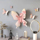 Resin Butterfly Statue Nordic Home Decor Living Room Wall Decor Animal Figurine Indoor Modern Art Dining Room Wall Decoration
