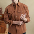 Luxury Solid Pocket Men Shirts Shirt Social Party Dress Shirt Men Clothing