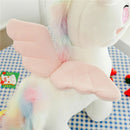25/40/55cm Cute Dream Unicorn Toys Kawaii Unicorn with Wing Dolls Lovely Pegasus Stuffed Soft Pillow for Girls