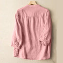 Summer Women's Blouse Solid Tops Female Casual Elegant Shirts Vintage