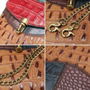 Women's Genuine Leather Crossbody Bag, Stylish Chain Shoulder Purse