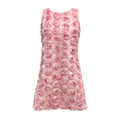 Pink dress with floral design on a white background, Obroi