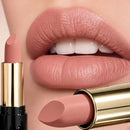 Cinnamon Matte Lipstick, Velvet Pink Brown Waterproof Lip Color