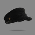 Retro Suede Flat Top Painter Hat Autumn and Winter Casual Cap