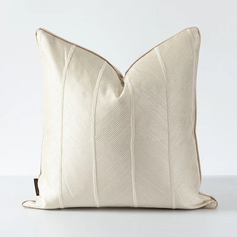 Modern Cushion Cover Herringbone Pattern Jacquard Pillowcase For Living Room Sofa Bedroom