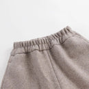 Boys Girls Warm Loose Tweed Lantern Pants Kids Pants for Autumn & Winter