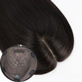 8x8inch Silk Base Human Hair Toupee 12inch Same Length Double Drawn Jewish Topper Natural Scalp Hairpieces