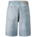Light blue denim shorts on a white background, Obroi