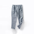 Linen Men Dress Pants Summer Pants Men Loose Trousers