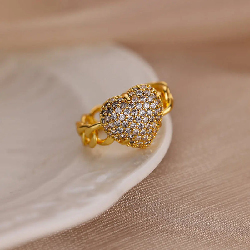 Rings For Women Open Female Ring Wedding Party Finger Jewelry Gift