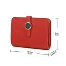 Genuine Leather Business Credit ID Card Holder Wallets Small Mini Wallet Purses