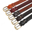 Men's Jeep Outdoor Sports Belt Woven Belt Canvas Adjustable Casual Buckle Belt Army