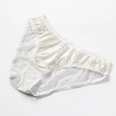 plain crepe satin underpants for girls love jacquard lace mulberry silk crotch briefs for women