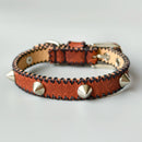 Handmade Leather Pet Collars Greyhound Dog Collar Perros Accesorios