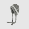 Fur-trimmed hat on a light gray background, Obroi