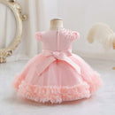 Puffy Tulle Baby Girls Party Dresses for Occasion Kids Dress Newborn Girl Clothes