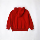 Family Matching Clothes Winter Thicken Warm Sweater Heart  Baby Bodysuit Brother Sister Hoody Outfit