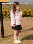 Girls Winter Jacket Big Girls Heavyweight Shower-Resistant Hooded Outwear Coat