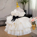 Baby Girl Princess Ruffled Dress Wedding Party Pageant Birthday Clothes