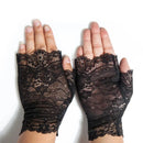 Black lace gloves on a white background with 'Punk Rave' text.