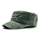 Summer Military Hat Big Head Man Large Size Pure Cotton Army Flat Cap