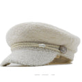 Beret Women Winter Hats For Women Octagonal Caps Female Bone Wool hat