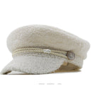 Beret Women Winter Hats For Women Octagonal Caps Female Bone Wool hat