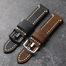 Handmade Vintage Brushed Crazy Horse Leather Strap