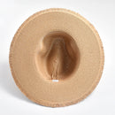 Summer Panama Straw Hat for Women Soft Shaped Beach Sun Hat Outdoor UV Protection Travel Hat