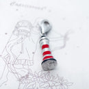 925 Sterling Silver Enamel Lighthouse Charms European Bead Gift DIY Accessories Jewelry