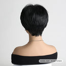 10 Inch Natural Black Wigs For Women Short Hair Daily Use Music Festival
