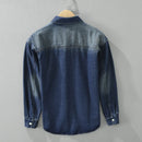 Men Summer Elastic Waist Fading Vintage Half Length Pants America Streetwear Bottoms