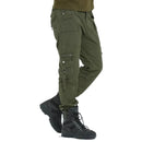 Men Cargo Military Style Tactical Pants Combat Pockets Outdoors Trouser Male