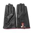 Winter Leather Gloves For Men Fleece Thickened Warm Riding Mittens Male Driving Touch Screen