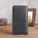Leather Men's Card Wallet For Men and Women ID Card Pocket