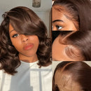 13x4 Bob Wig Human Hair Natural Hairline Frontal Wig Human Hair