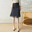 Skirts Chic and Elegant Women's Skirt To Knees Length Premium Summer