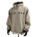 Autumn Winter Fleece Hood Sweatshirt Men Loose Casual Hoody