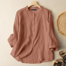 Summer Women's Blouse Solid Tops Female Casual Elegant Shirts Vintage