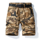 Men's Camouflage Cargo Shorts Loose Fit Casual Outdoor Work Shorts High Quality Cotton Men Short Pants