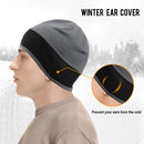Winter Fleece Hats Running Sports Ski Warm Beanies Outdoor Snowboard Hiking Cycling Soft Cold Weather Windproof Caps Men Women